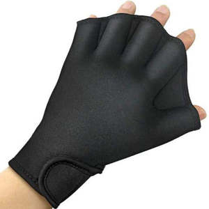 Guantes de natación de neopreno palmeados al por mayor, guantes de entrenamiento resistentes al agua a buen precio para natación y fitness - Product Image 1