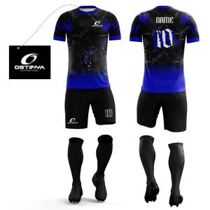 ชุดเสื้อฟุตบอลสำหรับผู้ใหญ่ชุดเล่นกีฬาทำจากโพลีเอสเตอร์100% พิมพ์ลายดิจิทัลชุดเล่นฟุตบอลสำหรับผู้ชาย - Product Image 2