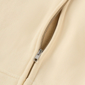 Sweats à capuche personnalisés pour hommes, taille plus, coupe ample, épaules tombantes, sweats à capuche à fermeture éclair avec fermeture éclair épaisse, sweats à capuche unisexes - Product Image 6