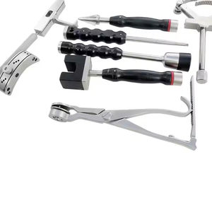 Prix de gros Ensemble d'instruments de chirurgie orthopédique manuelle, hanche, genou, colonne vertébrale, tibia, fémur, articulation, acier inoxydable de haute qualité CE - Product Image 2