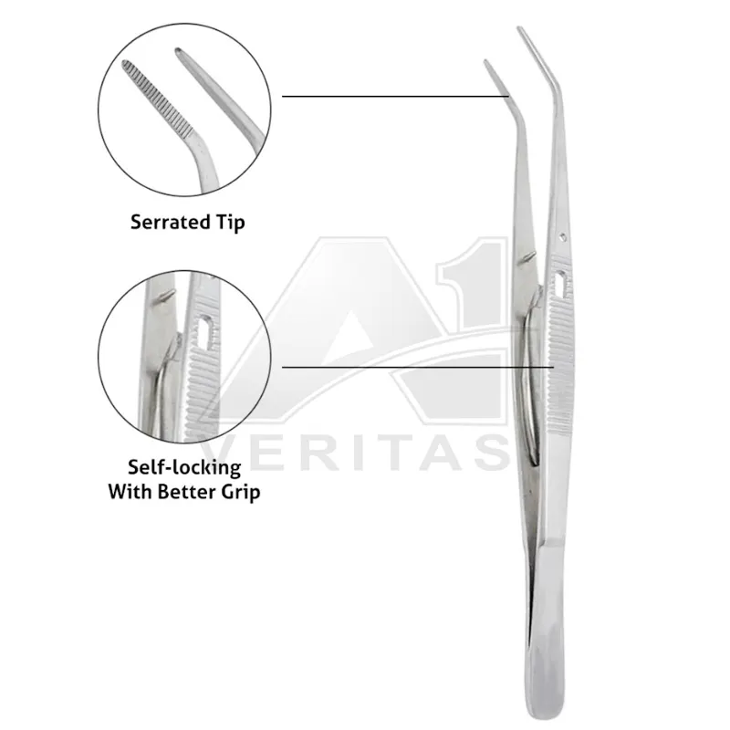 Selling A-1 VERITAS Best Quality Dental Tweezer Self-locking Orthodontic Tweezer Surgical Instruments Stainless Steel