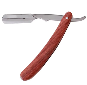 Hot Selling 2024 New Barber Edge Steel Razor Folding Shaving <b>Knife</b> <b>Holder</b> Beard Tools Durable Shaving Straight Razor - Product Image 3