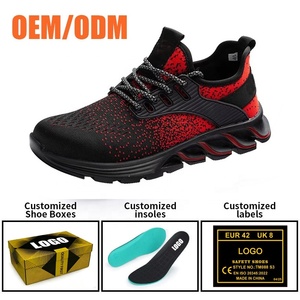 Zapatos de Seguridad de Verano para Mujer, Ligeros, Modernos, Rojos, con Puntera de Acero, Antipinchazos, con Suela de EVA Suave Antideslizante, Marca Tiger Master - Product Image 5