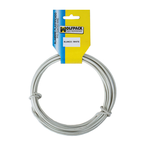 Filo Plastificato (Rotolo da 15 Metri) Bianco N. 16 / 2,7 mm. - Product Image 1