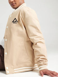 Obtenga sus Propias Chaquetas Universitarias de Lana con Mangas de Diseño Personalizado, Chaquetas Varsity para Hombre, 100% Algodón, el Mejor Producto en AKO - Product Image 3