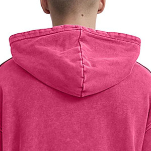 Sudaderas con logotipo personalizado para hombre, sudaderas 100% de algodón con mezcla de lana básica, sudaderas con capucha desgastadas con lavado ácido Vintage para hombre y sudaderas - Product Image 4