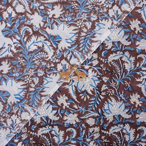 New Collection Lightweight Cotton Hand Block Floral Printed Fabric Soft for Summer Shirts Bags Curtains Toys Customized Print - Product Image 5