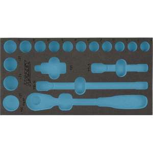 Hazet 2-Component Soft Foam Insert for 163-191/18 and 932/18 <b>Tool</b> <b>Storage</b> Accessory - Product Image 1