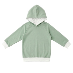 เสื้อฮู้ดเด็กผ้าฝ้าย 100% ทนทาน ใส่ได้ทั้งเด็กชายและเด็กหญิง นุ่มสบาย ขนาดสั่งทำได้ เสื้อฮู้ดแบบสวมพร้อมปลายแขนริบ สำหรับใส่ลำลอง ผู้จำหน่ายขายส่ง - Product Image 1