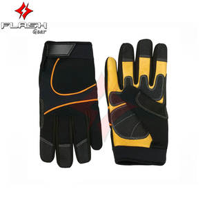 ถุงมือช่างหนังคุณภาพสูง ดีไซน์ใหม่ ทนทาน ราคาประหยัด ขายดี ประสิทธิภาพเยี่ยม ยี่ห้อ FLASH GEAR - Product Image 2