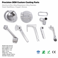 Poignée de fenêtre moulée sur mesure, levier OEM, rosette espagnolette, plaque de came, connecteur d'angle, marque OEM, origine CN/GUA, usine de vente en gros