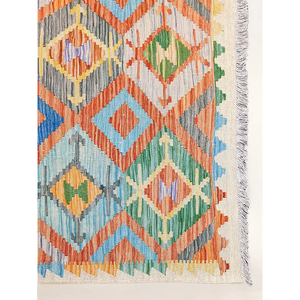 Alfombra Kilim de Maimana, Afganistán, 147 x 99 cm, Alfombras y Juegos de Alfombras - Product Image 5