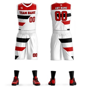 Conjunto de Uniforme de Baloncesto Personalizado con Nombre y Número del Equipo Impresos, Camiseta de Baloncesto con Pantalones Cortos, Traje de Entrenamiento para Jóvenes - Product Image 3