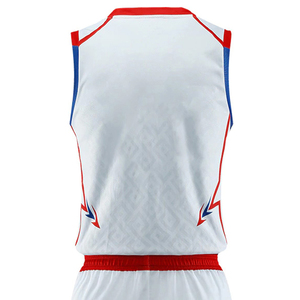 Ventes en gros à prix réduit, uniformes de basket-ball pour hommes, impression par sublimation, vêtements personnalisés avec logo d'équipe, sans manches - Product Image 6