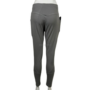 Mallas de Yoga de cintura alta para mujer, superventas de 2025, Pantalones de mujer con logotipo personalizable sublimado para gimnasio, mallas de Yoga con cintura elástica - Product Image 2