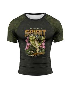 2024 Sublimation Printed Quick Dry Men Rash Guard in Custom Logo MMA Training Rash Guard NO GI Grappling Jiu Jitsu BJJ Rashguard - Product Image 5