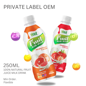 Bebida de leche de fruta natural orgánica Botella de 250ml-Jugo Agua-Muestra gratis-Fabricación de refrescos de Vietnam/Etiqueta privada - Product Image 4