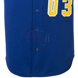 Uniformes de béisbol de equipo transpirables recién llegados, diseño OEM hecho en fábrica, uniforme de béisbol para la venta en línea - Product Image 5