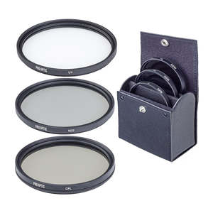 Professional Photography Bundle for Mirrorless Digital <b>Camera</b> 16-50mm 55-210mm Lens CCD+CMOS SD <b>Filter</b> Kit Battery Charger Bag - Product Image 1