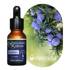 Huile essentielle de baie de genévrier de qualité thérapeutique Essencia Organic 15ml - Product Image 1