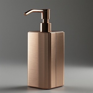 Dispensador de Jabón Moderno para el Hogar, Acero Inoxidable, Diseño Ecológico de Mármol, Diseñado para Baños Limpios, Ofrece un Estilo Elegante y Suave - Product Image 1