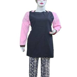 Tablier sans manches classique 100% coton de haute qualité réutilisable avec poche imperméable réglable pour la cuisine, impression personnalisée du logo - Product Image 1