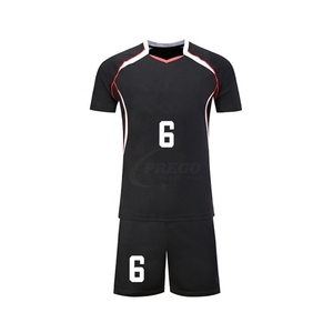 Ensemble d'uniformes de volley-ball personnalisés de haute qualité 100% polyester, couleur et logo personnalisés, respirant, séchage rapide, maillot et short, vêtements de sport OEM - Product Image 2