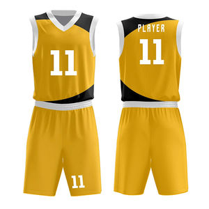 Maillots de basket-ball respirants confortables personnalisés professionnels conception libre ligue équipe joueurs Logo uniforme de basket-ball - Product Image 2