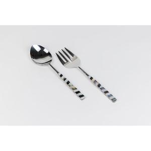 Juego de Cubiertos de Acero Inoxidable, Juego de 2 Cubiertos de Metal, Estilo Francés, Juego de Cubiertos Decorativos para Suministros de Hoteles y Restaurantes - Product Image 4