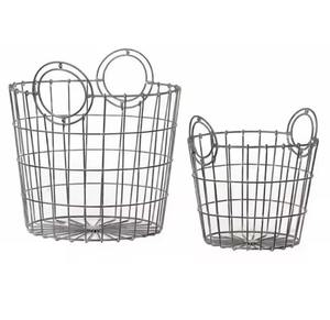 Premium Quality Metal Wire <b>Storage</b> Basket Stylish Durable Organizer for <b>Fruit</b> Vegetables Home Kitchen Dining Room - Product Image 1