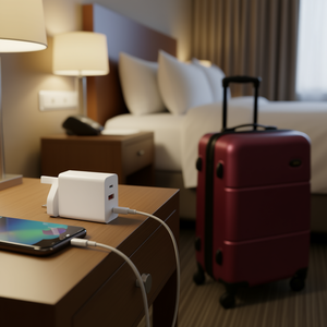 UK <b>Plug</b> Power <b>Adapter</b> PD QC3.0 Fast Charger 24W for Travel Convenient and Efficient - Product Image 3
