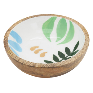 DISEÑO DECORATIVO HECHO A MANO ALTA CALIDAD ESTAMPADO ESMALTE MANGO MADERA CUENCO FRUTAS O CHOCOLATE PARA SERVIR PARA LA DECORACIÓN DEL HOGAR - Product Image 5