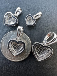 VVS เพชรโมอิสซาไนต์สไตล์โมเดิร์น925ชุบทองจี้หัวใจฮิปฮอปน้ำแข็งทำจากเงินแท้เครื่องประดับสุดหรูในราคาที่ดีที่สุด - Product Image 6