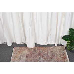 Alfombra turca marrón de 1,5x3 pies Vintage, patrón rectangular de algas marinas de lana de área grande con retazos para el hogar, sala de estar, Adolescentes - Product Image 2