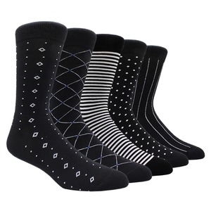 Calcetines de rayas de arcoíris divertidos de algodón de talla grande a la moda informal para Hombre Calcetines largos de Color de contraste para hombre - Product Image 6