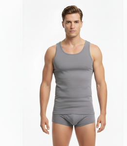Sous-vêtements en coton pour homme ComfortFlex gris, doux, extensibles, respirants, offrant un soutien, pour un usage quotidien - Product Image 4