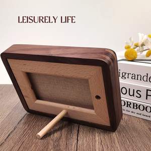 Cadre photo en bois carré pour bricolage Affichage minimaliste Fait à la main Léger Respectueux de l'environnement Guide PDF Téléchargeable Étape Image - Product Image 5