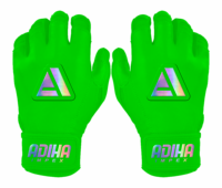 Guantes de Bateo de Béisbol Personalizados, Cuero de Piel de Cabra Suave, Antideslizantes, Fabricación Profesional, Servicio OEM de Adiha Impex