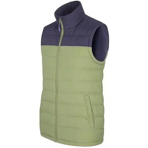 Veste en duvet légère de haute qualité pour hommes gilet en coton chaud d'hiver avec capuche taille personnalisable gilet bouffant en tissu de toile - Product Image 6