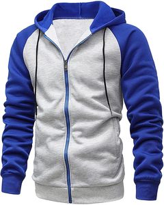 ATLANTIC Custom ZipUp Hoodie Soft Fleece Contraste Color Hoodie Ropa deportiva con estilo y ropa de calle OEM/ODM disponible. - Product Image 3