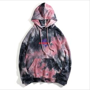 Sudadera oversize Rainbow tie Dye Hoodies Mujeres JIEAN Venta caliente Reversible Hoodies Popular - Product Image 4