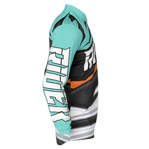 Ropa de carreras de autos para motocicleta Oversize 100% Poliéster Motocross Jerseys Profesión Impresión personalizada Motocross Jersey 2025 - Product Image 2