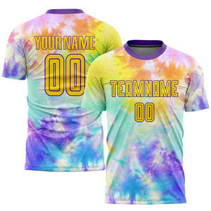 Custom Sublimation Customizable Lightweight Breathable Quick Dry 100% Polyester Half Sleeve Soccer Jersey Personalized Design - Product Image 5