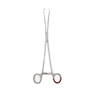 Pinzas de tenáculo uterino Schroeder, pinzas de agarre cervical de acero alemán recto de 10 pulgadas para cirugía - Product Image 6
