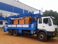 Machine de forage hydraulique montée sur camion PRL PDTHR-300, pompe à boue, profondeur de forage 300-350 mètres, diamètre de forage max. 300 mm, haute sécurité, 17 kW