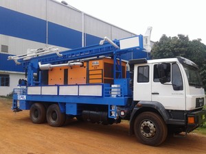 Xe tải gắn máy khoan thủy lực cho nam giới giá tốt nhất BƠM BÙN lên đến 300-350 mét máy khoan sâu - Product Image 2