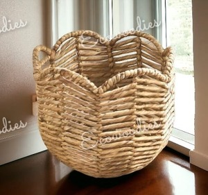 Modern Stylish Plant <b>Basket</b> Handwoven <b>Jute</b> Cotton Rope Storage Wicker New Flower <b>Basket</b> for Plants Natural Woven Storage Bin - Product Image 5