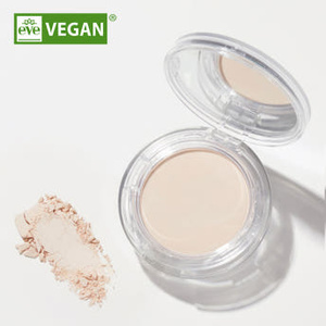 2 colori per il viso pressato in polvere effetto sfocatura dei pori per il trucco di finitura fondotinta gratuita per i cosmetici coreani certificati vegani - Product Image 2