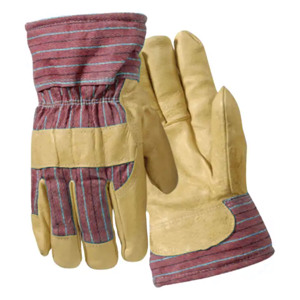 Guantes DE SEGURIDAD reflectantes canadienses de primera calidad Cuero de grano de búfalo Certificado CE 11 oz Anti-Vibración Antiestático Cómodo - Product Image 2