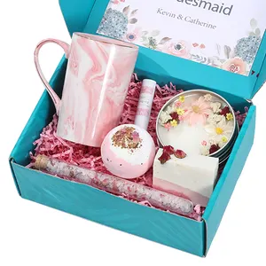 Caja de regalo para mejor amiga, suministro profesional de Manzanilla, cesta de regalo para Spa en casa para mujeres, conjunto de autocuidado